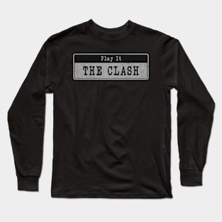 The Clash // Vintage Fanart Tribute Long Sleeve T-Shirt